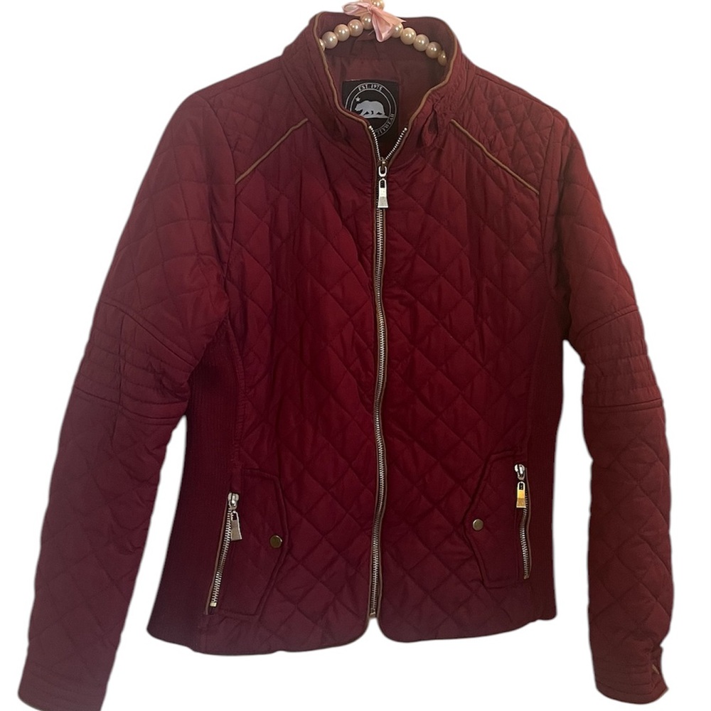 Quilted Red Jacket